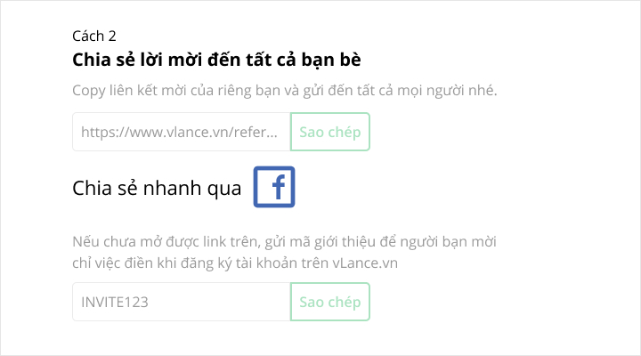 vLance.vn - Chia sẻ nhanh qua Facebook