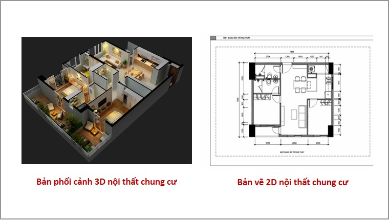 Việc thiết kế đa dạng, kết hợp chặt chẽ bản phối cảnh 3D và bản vẽ 2D đem lại kết cấu chắc chắn, hoàn thiện cho căn nhà