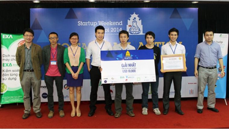 vLance đạt giải nhất tại Startup Weekend Hanoi 2014