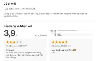 Đánh giá App trên App Store