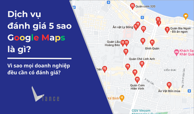 Dịch vụ đánh giá 5 sao Google Maps thúc đẩy doanh nghiệp