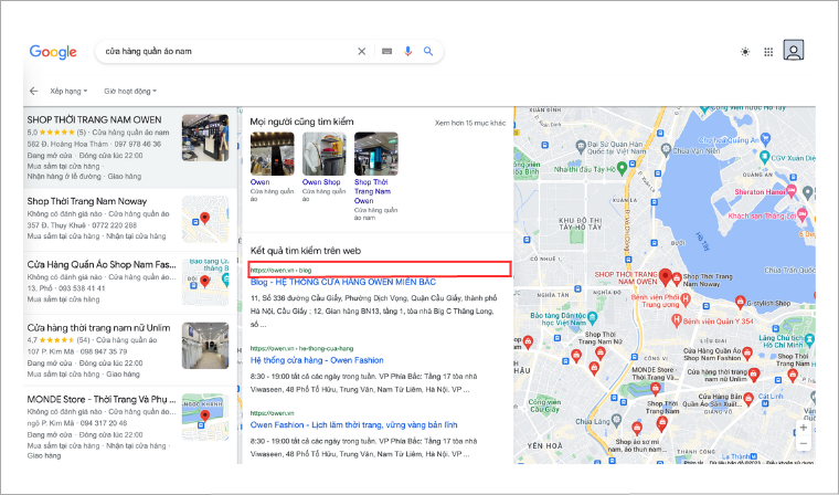 Khi có nhiều đánh giá Google Maps trang web của bạn sẽ được gợi ý cho khách hàng