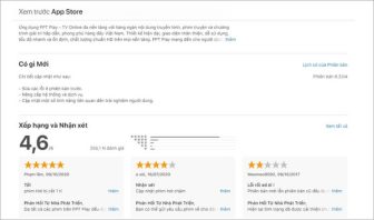 Dịch vụ tăng review sản phẩm trên ứng dụng