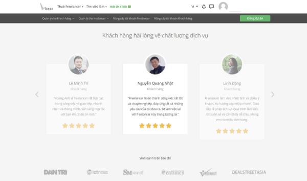 vLance nơi đăng tin tuyển dụng uy tín