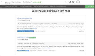 Đăng tin tuyển dụng nổi bật dự án