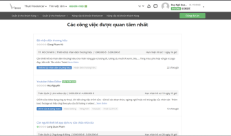 Đăng tin tuyển dụng nổi bật dự án