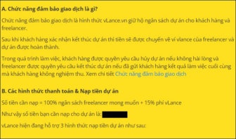 Đăng tin tuyển dụng, đảm bảo giao dịch