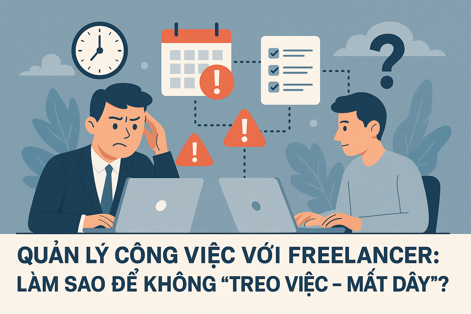 Quản Lý Công Việc Với Freelancer: Làm Sao Để Không “Treo Việc – Mất Dây”?