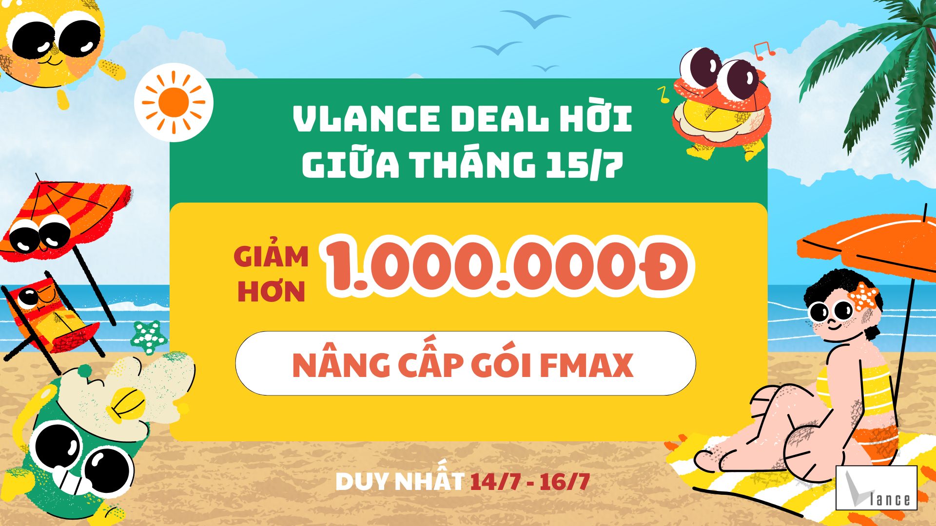 Chương trình khuyến mãi siêu hời giữa mùa hè dành cho Freelancer 14/7 - 16/7