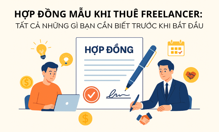 Hợp đồng mẫu khi thuê freelancer: Tất cả những gì bạn cần biết trước khi bắt đầu