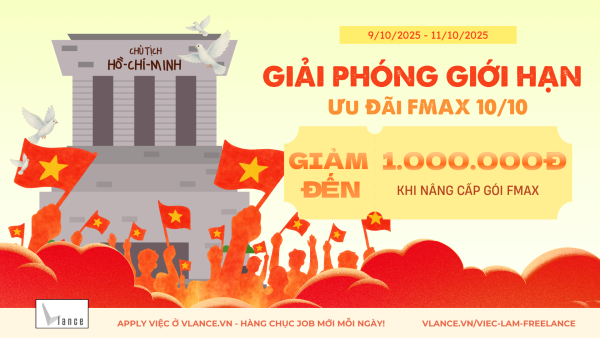 Chương trình khuyến mãi dành cho Freelancer 9/10-11/10