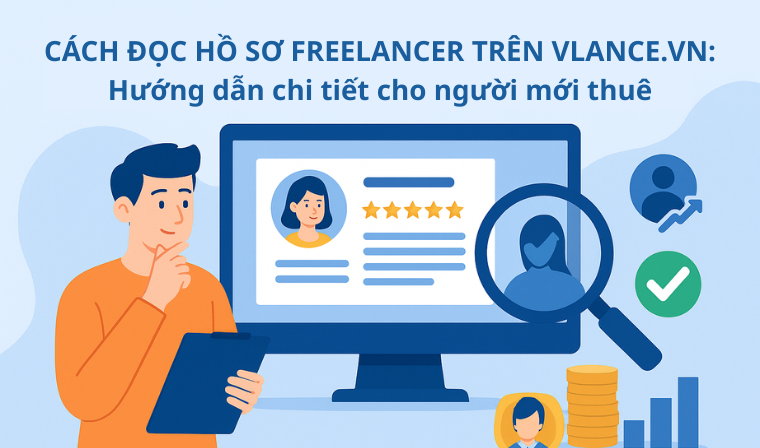 Cách đọc hồ sơ freelancer trên vLance.vn: Hướng dẫn chi tiết cho người mới thuê