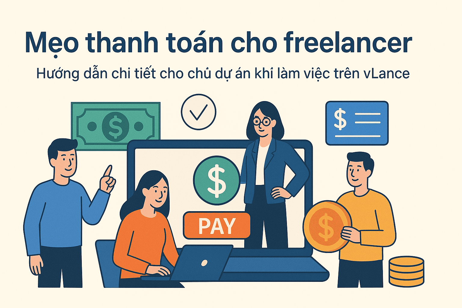 Mẹo thanh toán cho freelancer