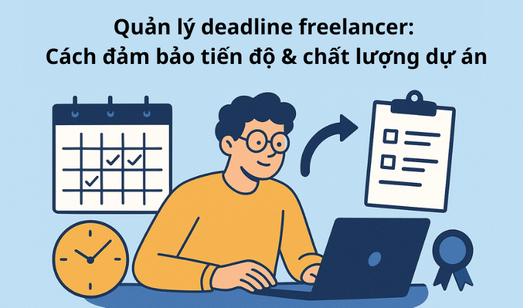 Quản lý deadline freelancer Cách đảm bảo tiến độ & chất lượng dự án